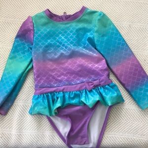 Girls mermaid one piece